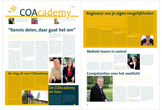 CENTRAAL ORGAAN OPVANG ASIELZOEKERS (COA) - COACADEMY<br>

 Bij de start van de COAcademy, de bedrijfsschool voor en door medewerkers van het COA was Cornelie Wiarda communicatieadviseur. Zij begeleidde de lancering en profilering ervan binnen het COA.